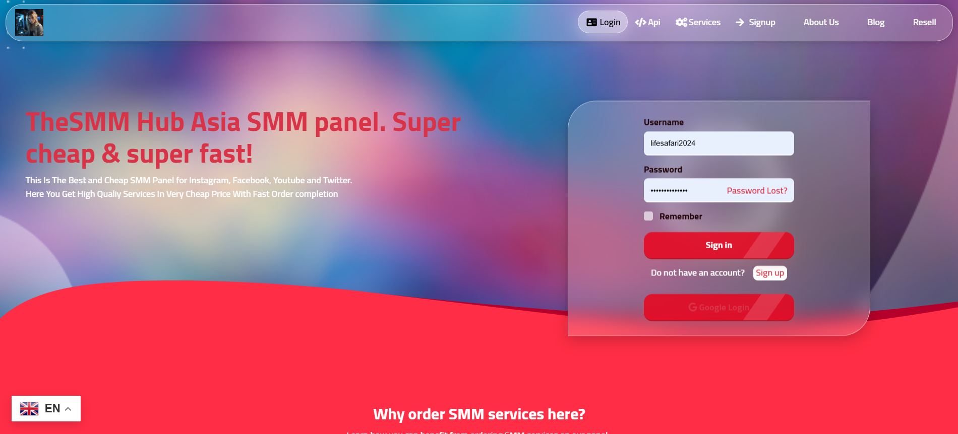SMM Xblur theme preview